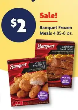 Family Dollar Banquet Frozen Meals offer