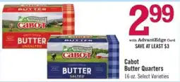 Price Chopper Cabot Butter Quarters offer