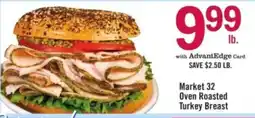 Price Chopper Market 32 Oven Roasted Turkey Breast offer