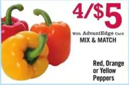 Price Chopper AdvantEdge Mix & Match Red, Orange or Yellow Peppers offer