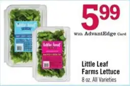 Price Chopper Little Leaf Farms Lettuce offer