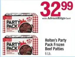 Price Chopper Holten's Party Pack Frozen Beef Patties offer