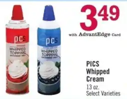 Price Chopper Pics Whipped Cream offer