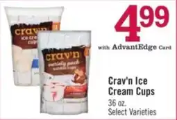 Price Chopper Crav'n Ice Cream Cups offer