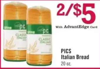 Price Chopper Pics Italian Bread offer