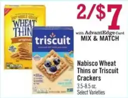 Price Chopper Nabisco Wheat Thins or Triscuit Crackers offer