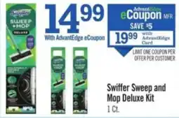 Price Chopper Swiffer Sweep and Mop Deluxe Kit offer