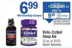 Price Chopper Vicks ZzzQuil Sleep Aid offer