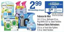 Price Chopper Febreze Air Mist and Fabric Refreshers offer