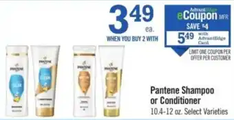 Price Chopper Pantene Shampoo or Conditioner offer