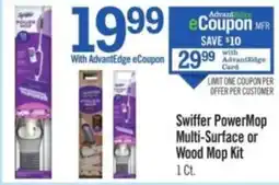 Price Chopper Swiffer PowerMop Multi-Surface or Wood Mop Kit offer