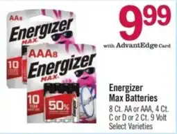 Price Chopper Energizer Max Batteries offer