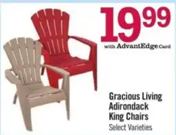 Price Chopper Gracious Living Adirondack King Chairs offer