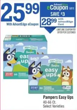 Price Chopper Pampers Easy Ups offer