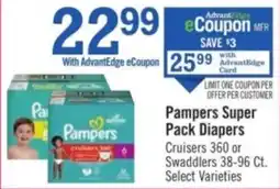 Price Chopper Pampers Super Pack Diapers offer