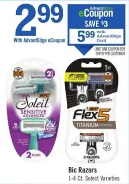 Price Chopper Bic Razors offer