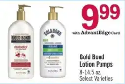 Price Chopper Gold Bond Lotion Pumps offer