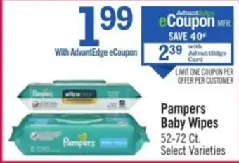 Price Chopper Pampers baby wipes offer