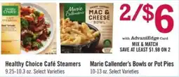 Price Chopper Marie Callender's Bowls or Pot Pies offer