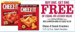 Price Chopper Cheez-It Snack Crackers offer
