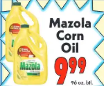 Marino's Supermarket Mazola Corn Oil offer