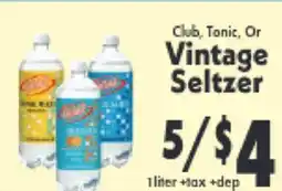 Marino's Supermarket Club, Tonic, Or Vintage Seltzer offer
