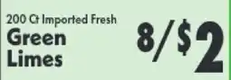 Marino's Supermarket 200 Ct Imported Fresh Green Limes offer