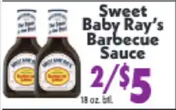 Marino's Supermarket Sweet Baby Ray's Barbecue Sauce offer