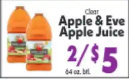 Marino's Supermarket Clear Apple & Eve Apple Juice offer