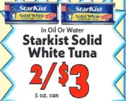 Marino's Supermarket Starkist Solid White Tuna offer
