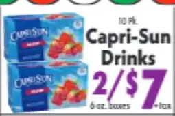 Marino's Supermarket Capri-Sun Drinks offer