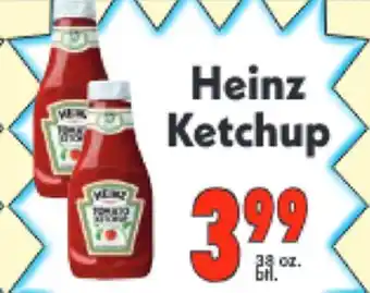 Marino's Supermarket Heinz Ketchup offer
