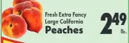 Marino's Supermarket Fresh Extra Fancy Large California Peaches offer