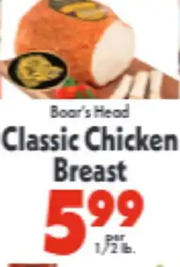 Marino's Supermarket Boar's Head Classic Chicken Breast offer