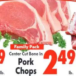 Marino's Supermarket Center Cut Bone In Pork Chops offer