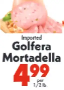 Marino's Supermarket Golfera Mortadella offer