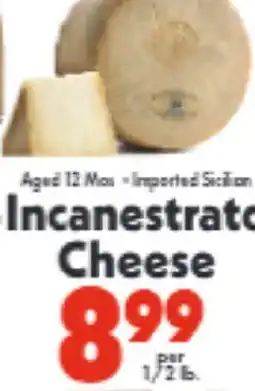Marino's Supermarket Incanestrato Cheese offer