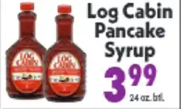 Marino's Supermarket Log Cabin Pancake Syrup offer