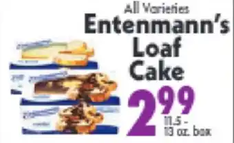 Marino's Supermarket Entenmann's Loaf Cake offer