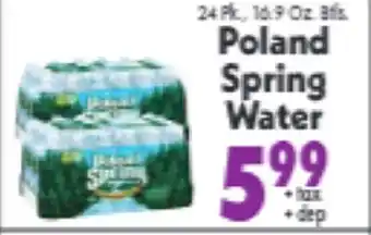 Marino's Supermarket Poland Spring Water offer