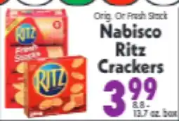 Marino's Supermarket Nabisco Ritz Crackers offer