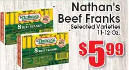 Supremo Foods Inc Nathan's Beef Franks offer