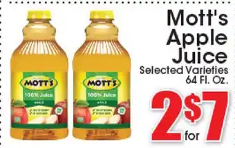 Supremo Foods Inc Mott's Apple Juice offer