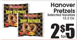 Supremo Foods Inc Hanover Pretzels offer