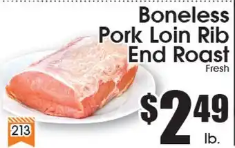 Supremo Foods Inc Boneless Pork Loin Rib End Roast offer