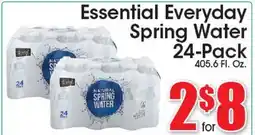 Supremo Foods Inc Essential Everyday Spring Water offer