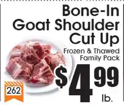 Supremo Foods Inc Bone-In Goat Shoulder Cut Up offer