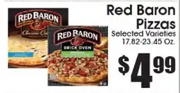 Supremo Foods Inc Red Baron Pizzas offer
