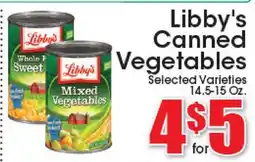 Supremo Foods Inc Libby's Canned Vegetables offer