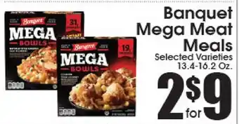 Supremo Foods Inc Banquet Mega Meat Meals offer